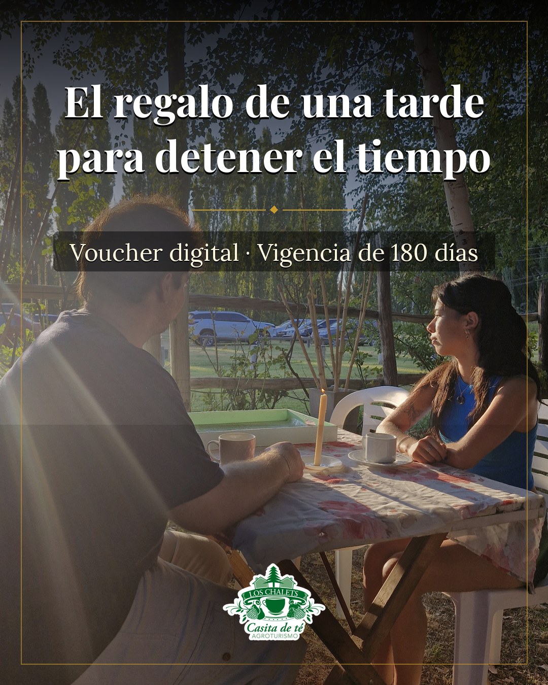 El regalo de una tarde
para detener el tiempo