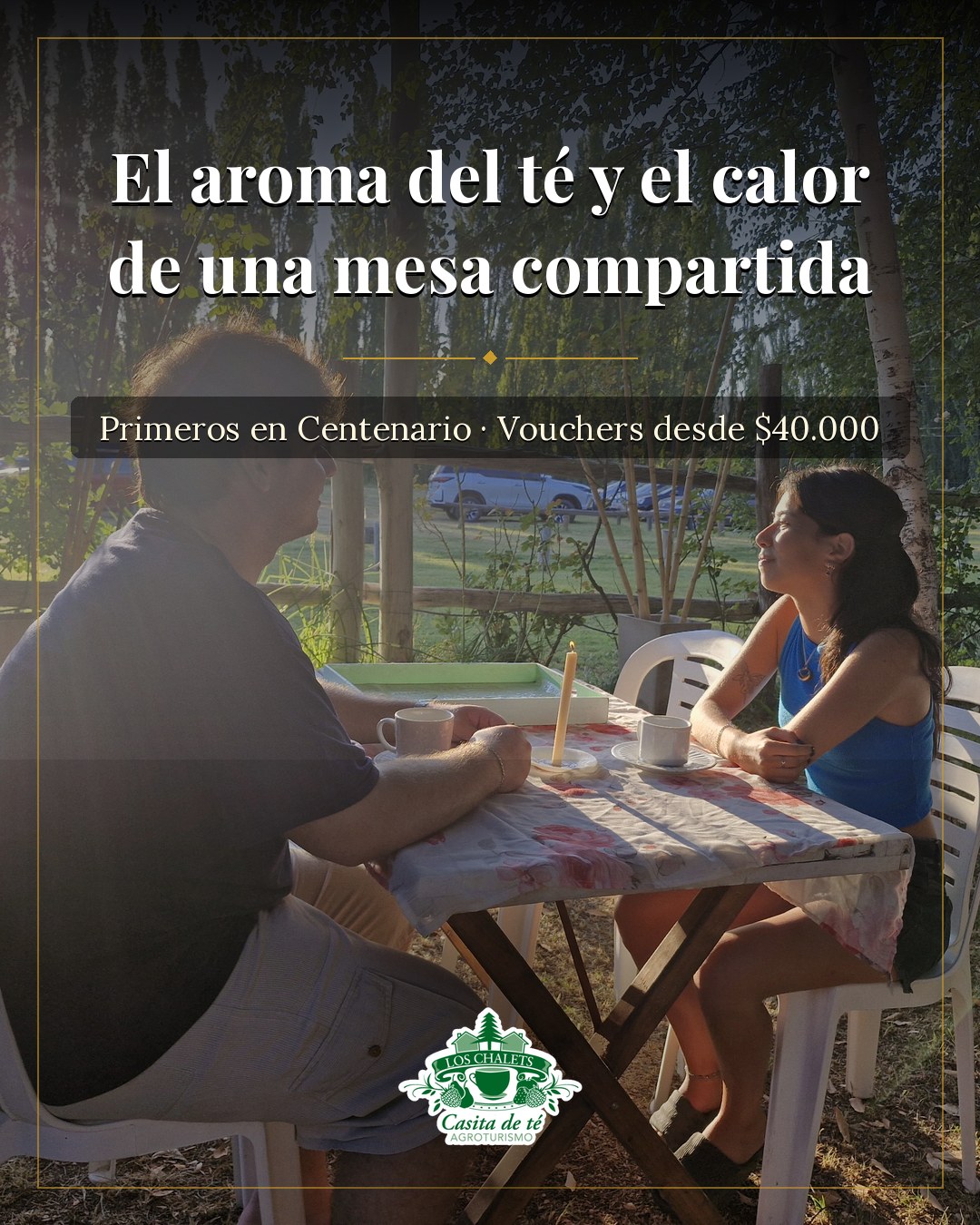 El aroma del té y el calor
de una mesa compartida