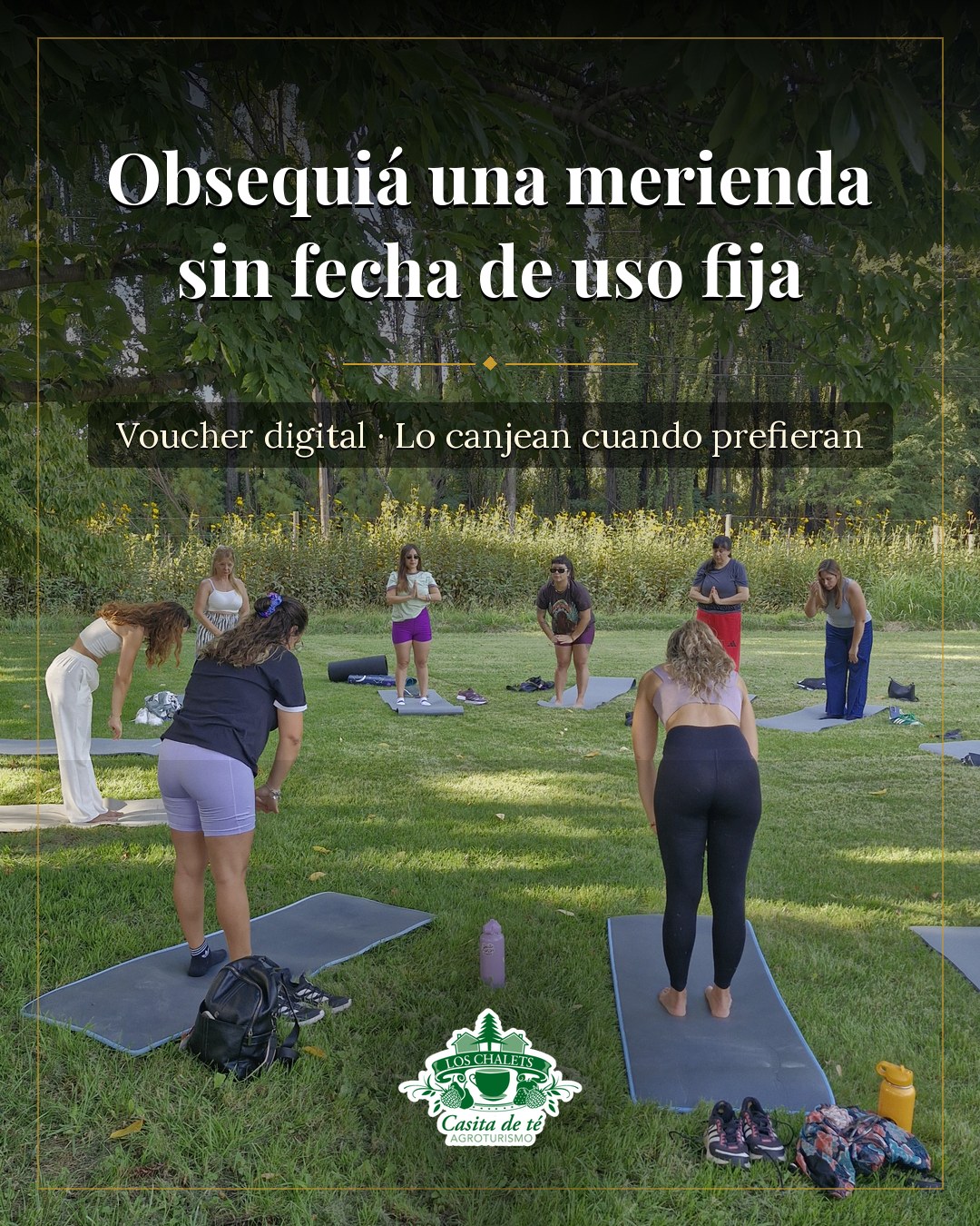 Obsequiá una merienda
sin fecha de uso fija